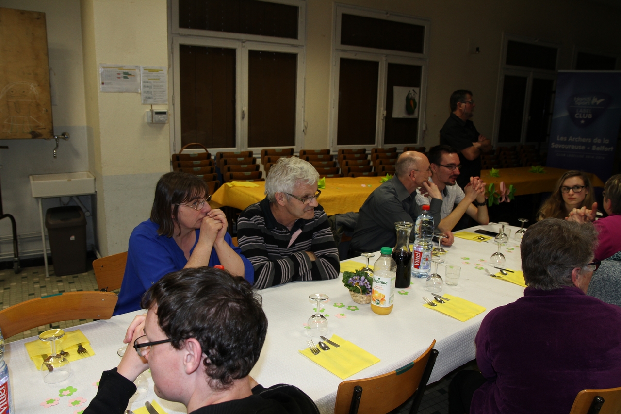 Repas annuel du club 25 mars 2017. 